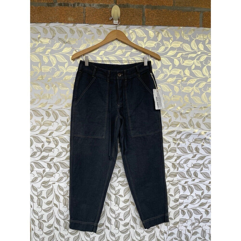c.mota Studio Garment Dyed Canvas Pants | Japanese Style Workwear | Size 1 (XS/S